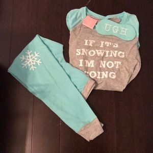 Tiffany blue pajama set